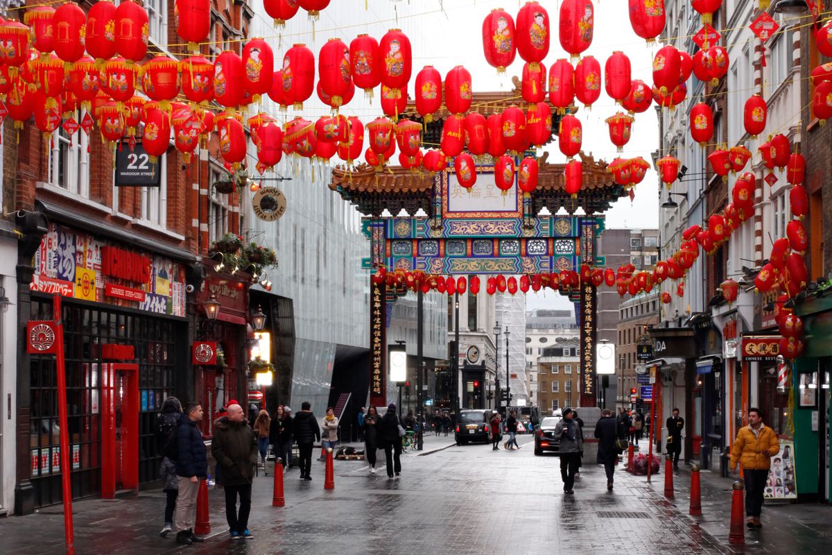 One of the main streets in London’s Chinatown last month. Coronavirus (COVID-19) has had an adverse affect on businesses in the area with some restaurants reporting a 50 percent drop in custom; while others have reportedly closed.