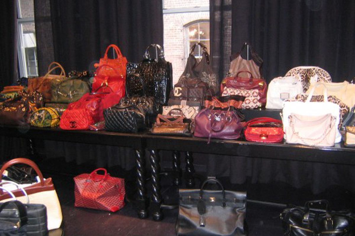 Bags from Chanel, Gucci, Balenciaga, Lanvin and more at the last Decadestwo <a href="http://ny.racked.com/archives/2009/09/30/before_the_fray_a_sneak_peak_at_the_decadestwo_popup_shop.php">pop-up</a>