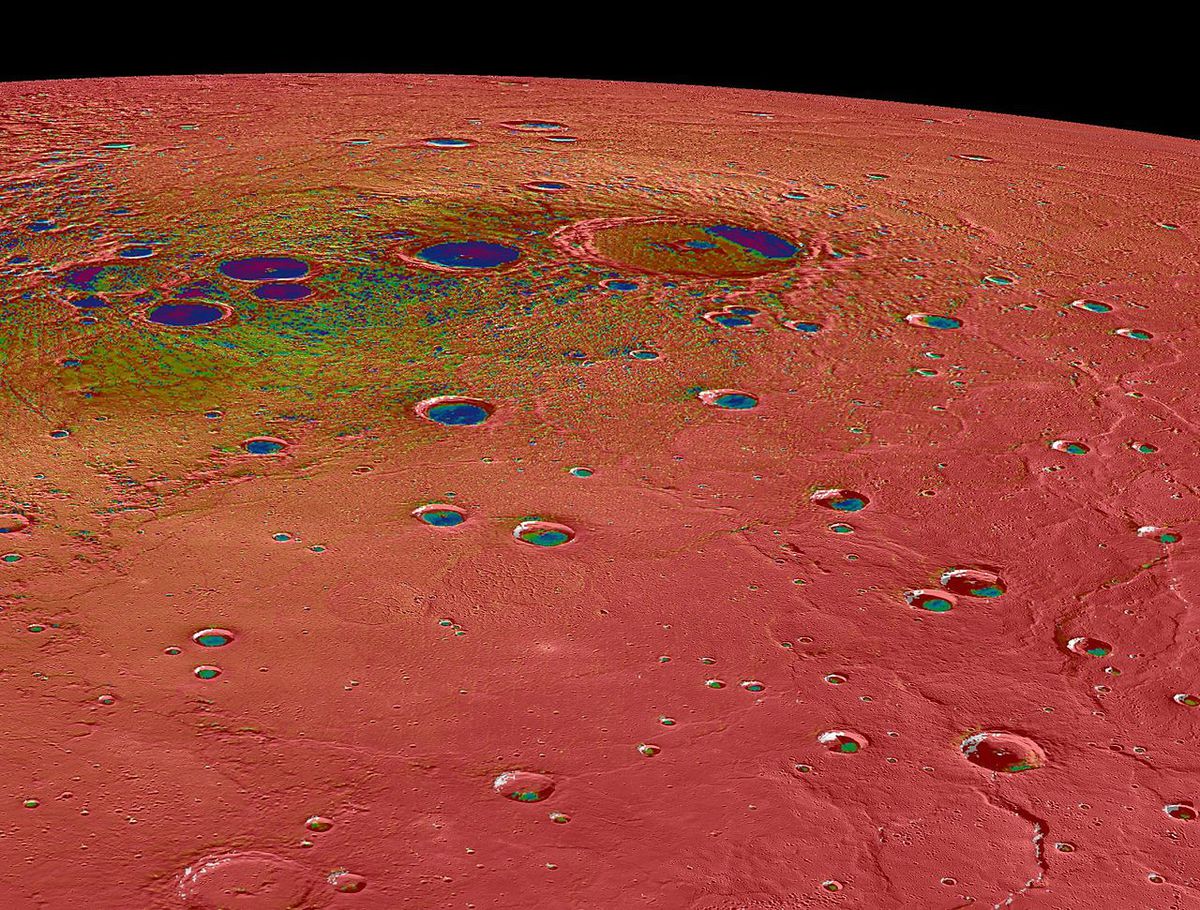 mercury craters