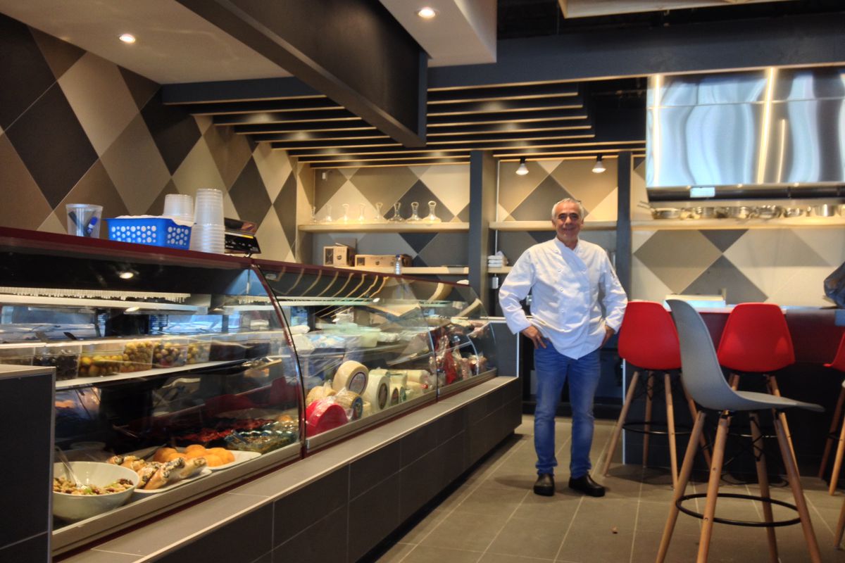 Chef Domenico Armeni at the new La Grotte des Fromages
