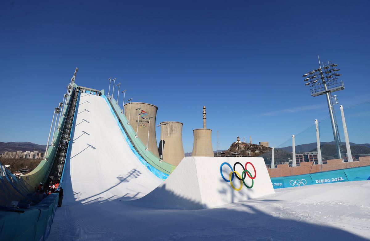 Around The Games - Beijing 2022 Winter Olympics Day -1 - Freestyle Skiing - Big Air Testing