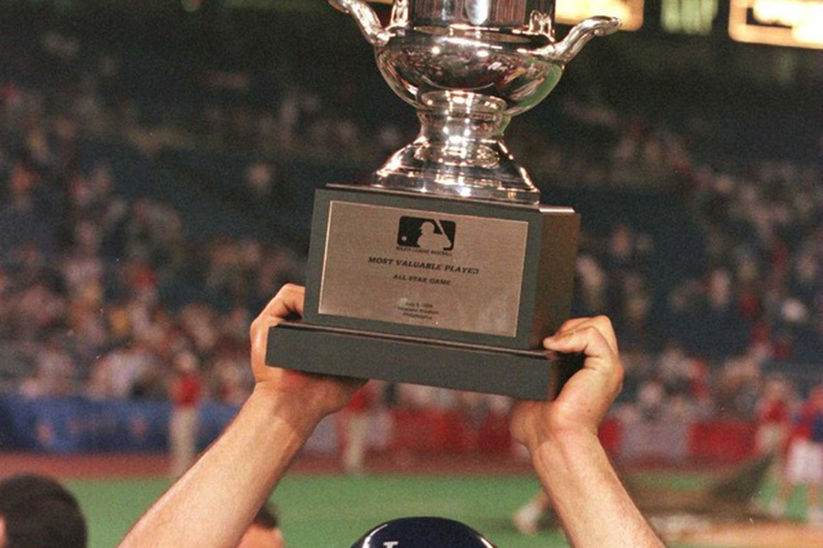 Mike Piazza's finest All-Star moment came as a Dodger in 1996, in Piazza's hometown of Philadelphia. (<em>Getty Images</em>)