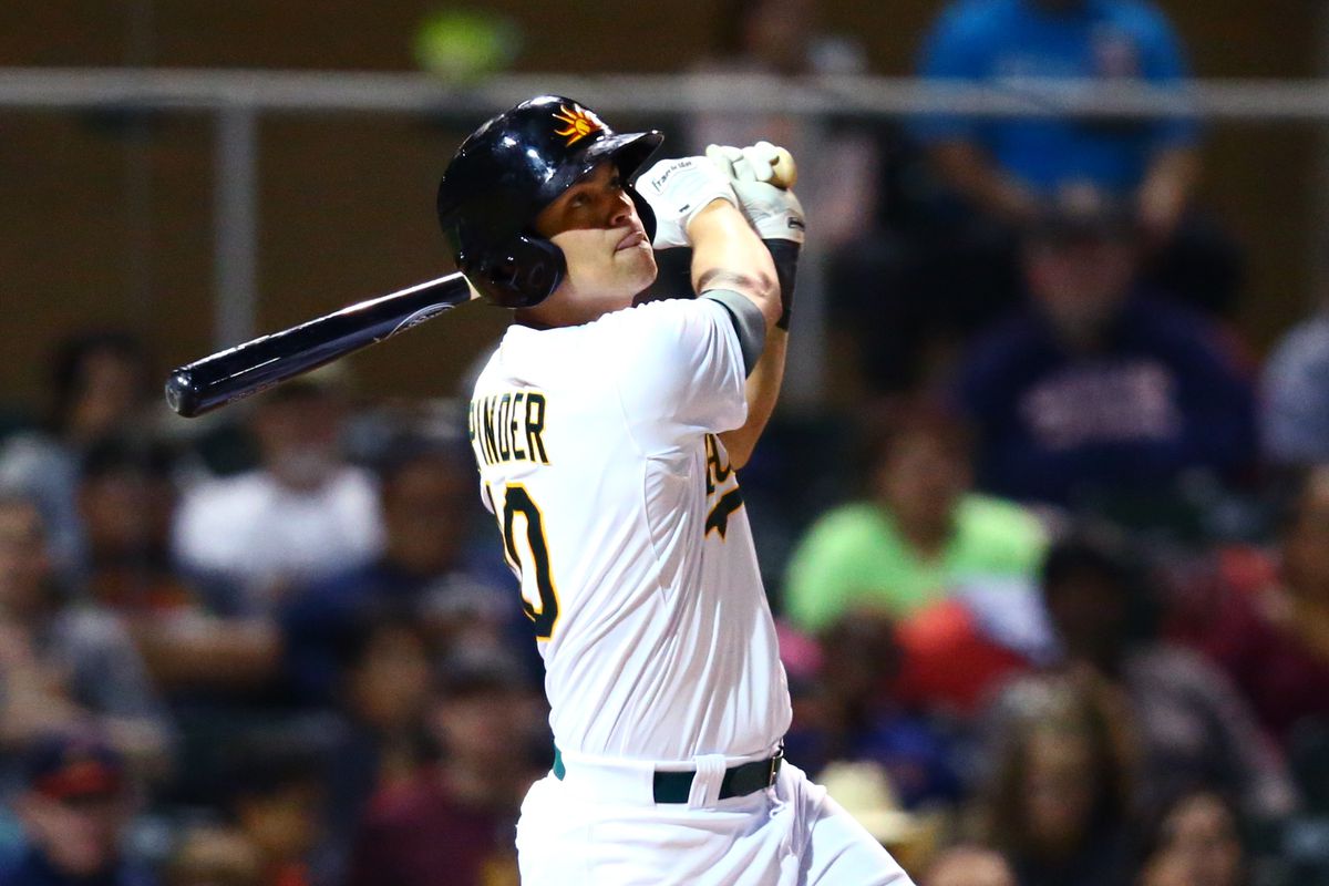 Pinder had one of the best 2015 seasons of any A's prospect.