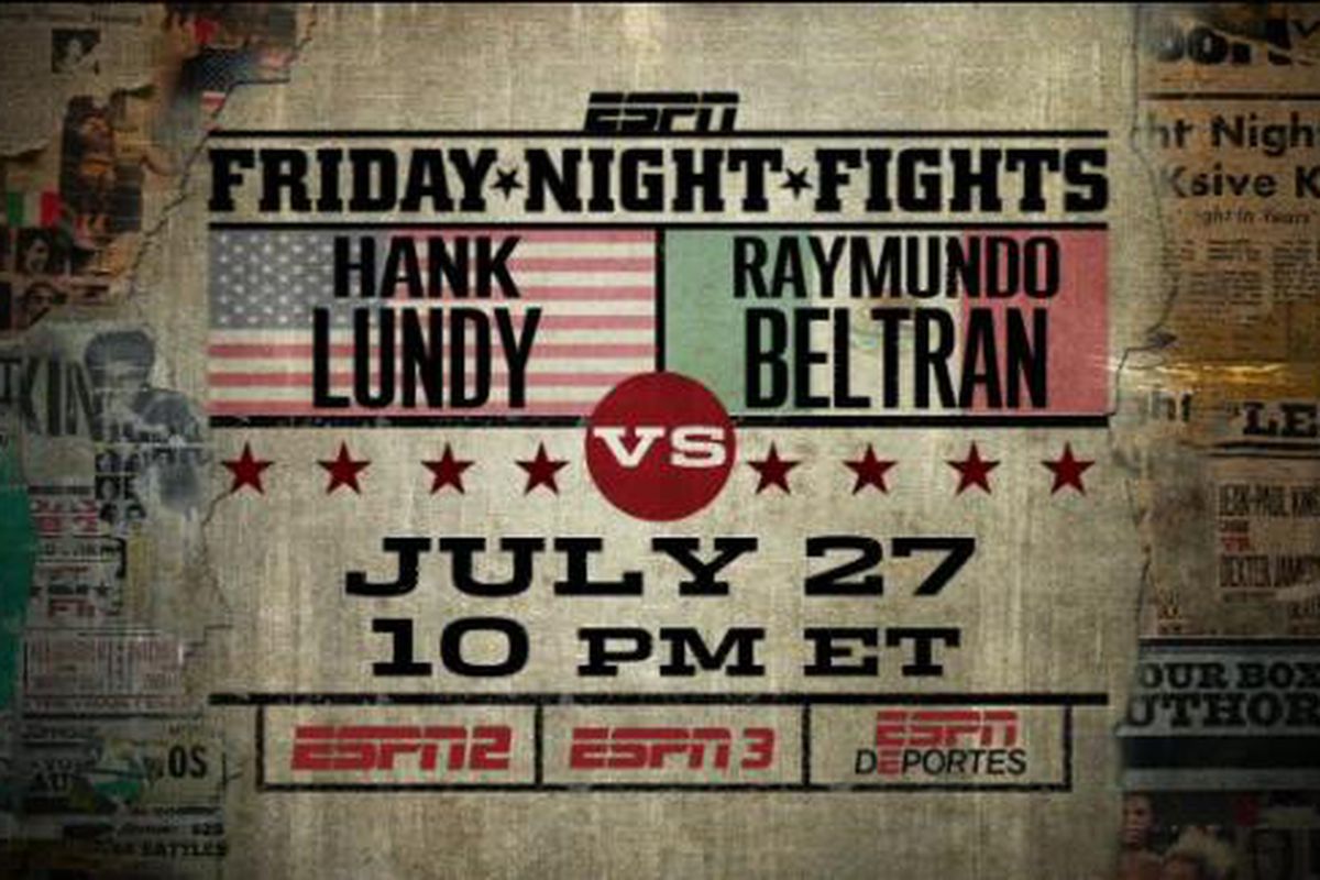 Hank Lundy is hoping that a win over Raymundo Beltran tonight will get him a shot at Adrien Broner.