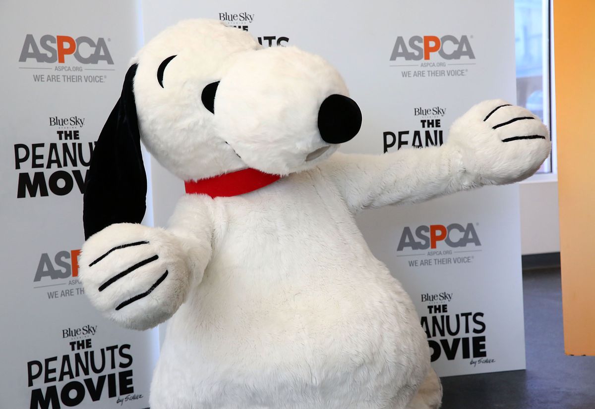 Snoopy Visits NYC ASPCA Adoption Center