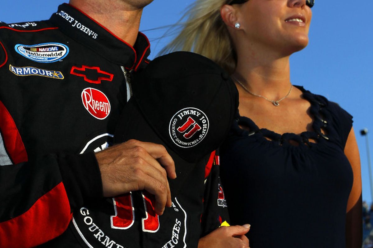 Kevin and DeLana Harvick have made children focal points of their philanthropic efforts. (Chris Trotman/Getty Images for NASCAR)