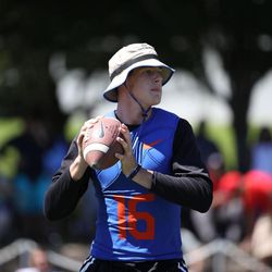 Tanner McKee, from Corona, California, one of the country's most sought-after quarterback recruits, made national headlines when he declined to compete in 7-on-7 competitions on Sunday at two prestigious national events where attendance was by invitation only.