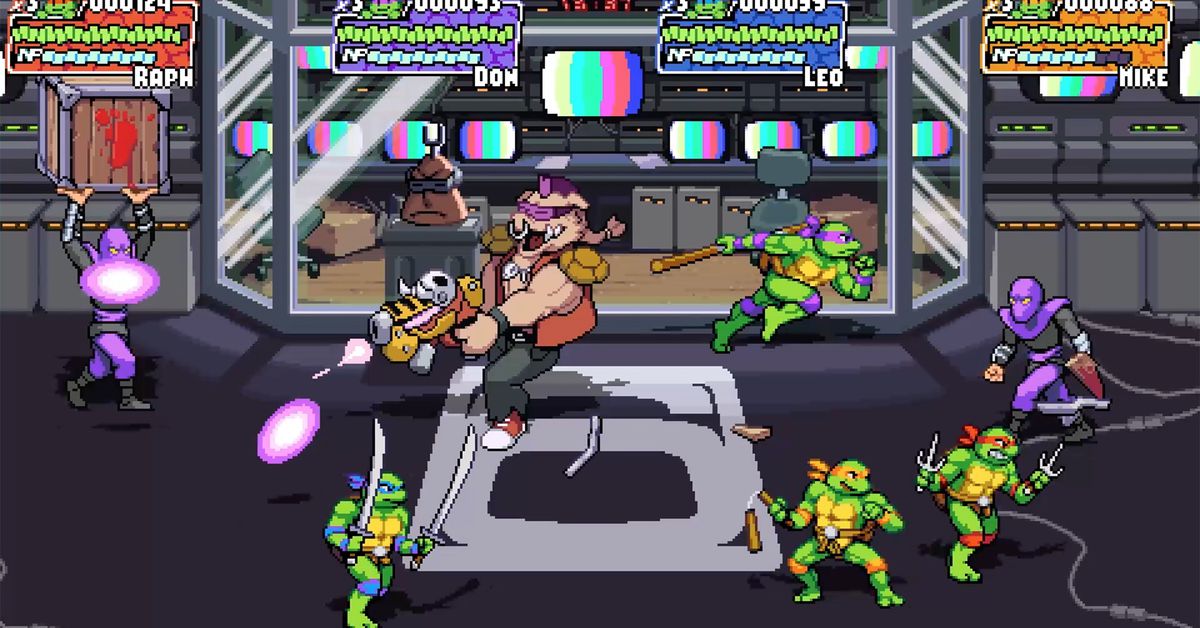 „Teenage Mutant Ninja Turtles: Shredder’s Revenge“ yra naujas 16 bitų populiariausias žaidimas
