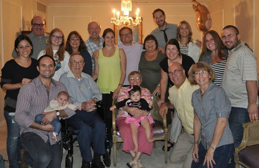 Dr. Harold Feder surrounded by his family |Facebook photo