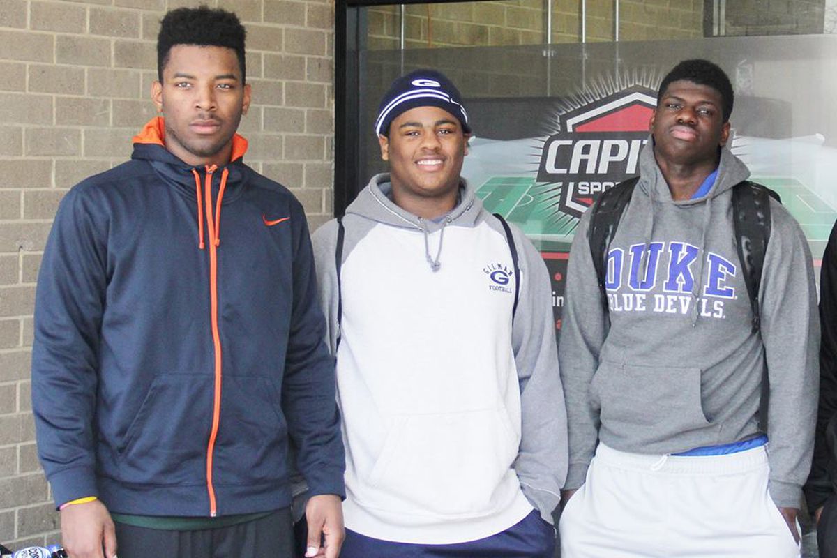 Ohio State made the top five of Darius Fullwood's (left) list of finalists. 