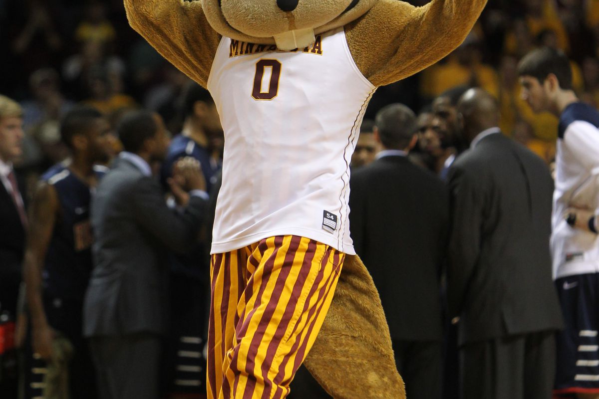 IT'S NOT THE BASKETBALL GOPHER, DAMMIT. IT'S THE SAME GOPHER WITH DIFFERENT CLOTHES! KILL IT! KILL IT BADLY! 