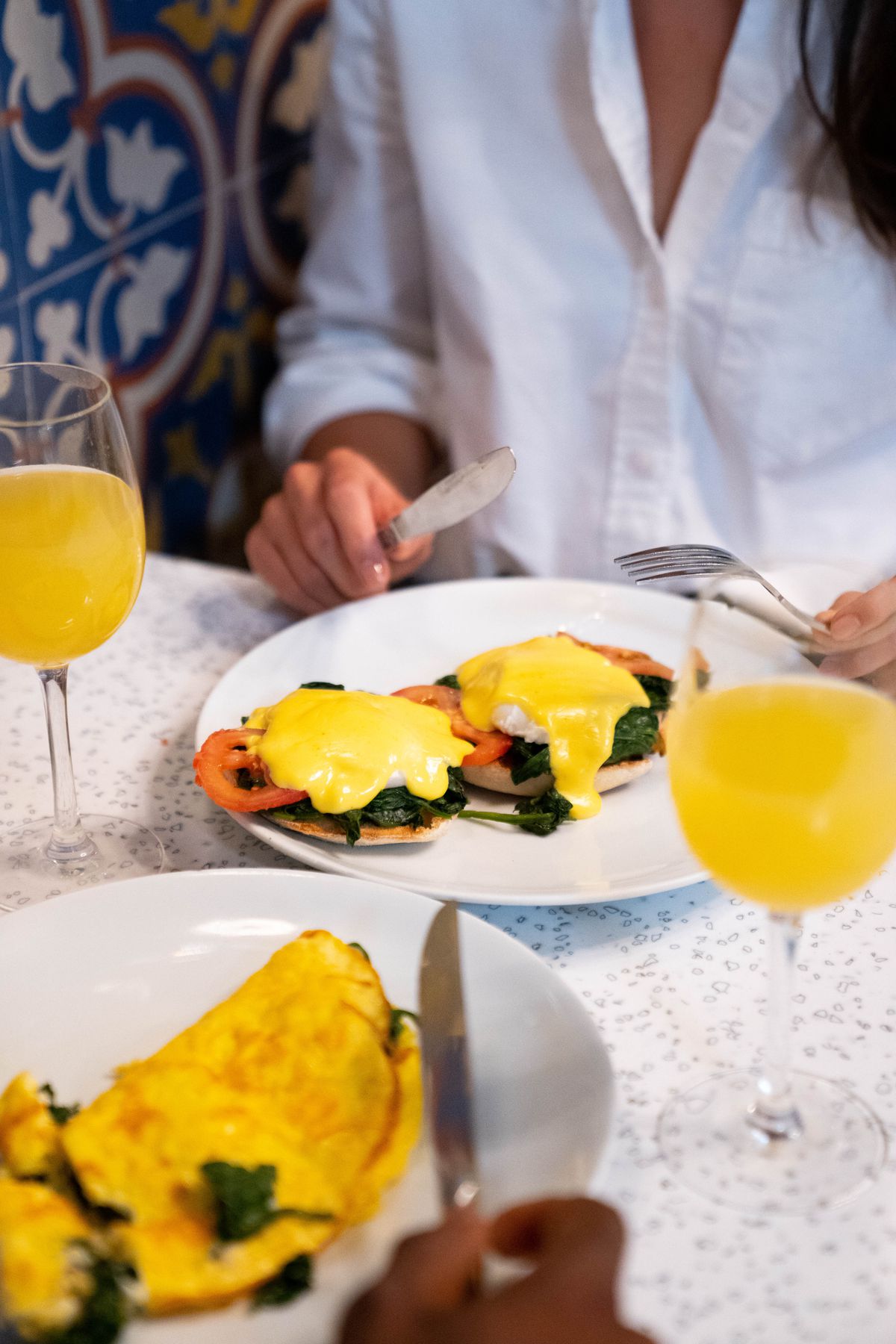eggs and mimosas