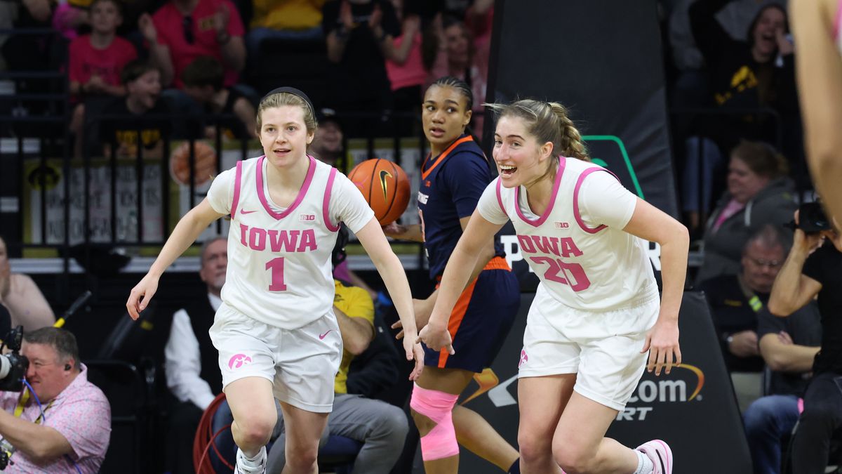 NCAA Womens Basketball: Illinois at Iowa