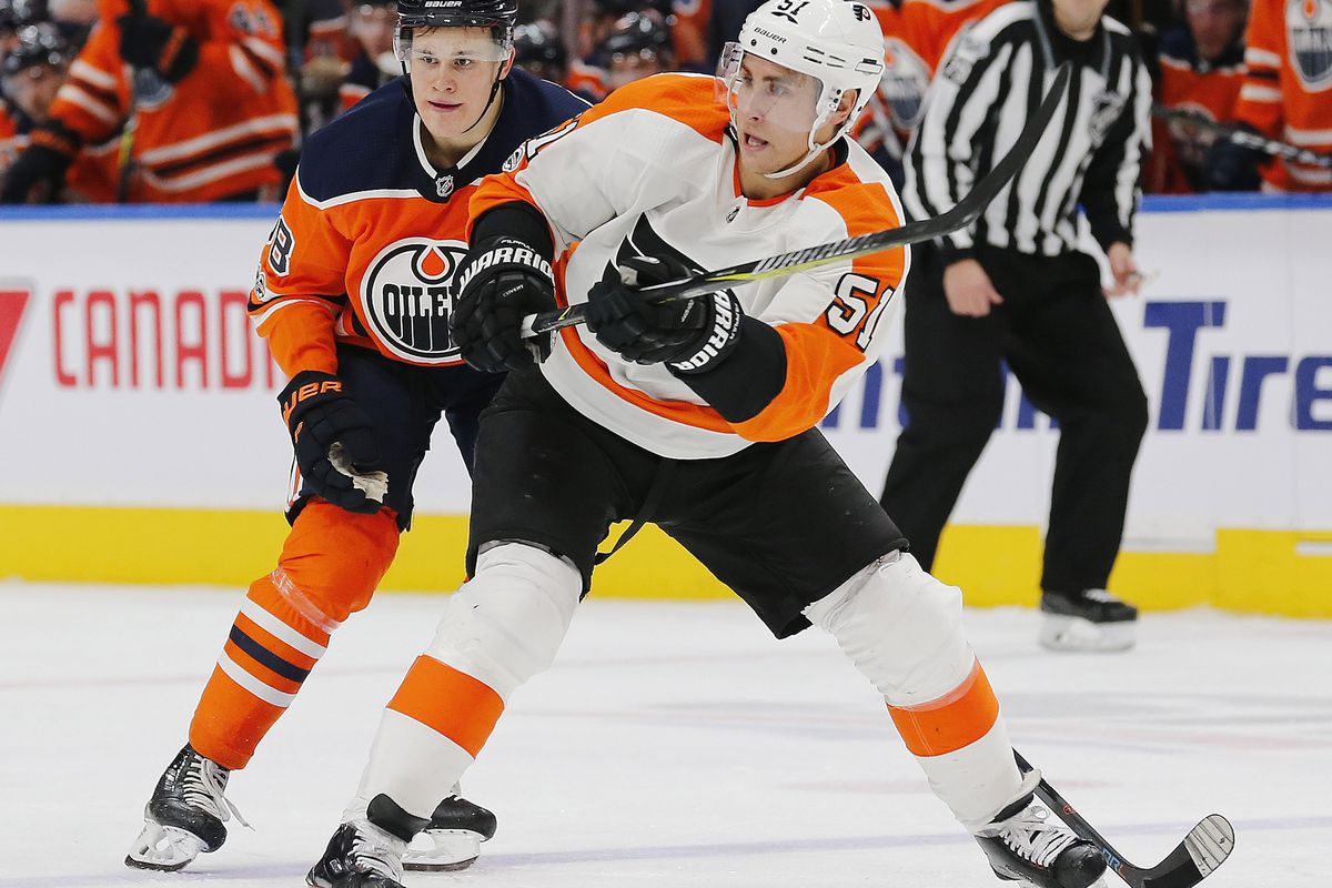 NHL: Philadelphia Flyers at Edmonton Oilers