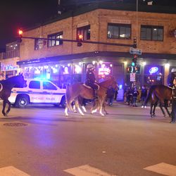 9:37 p.m. CPD begins to start closing down the streets around the ballpark - 