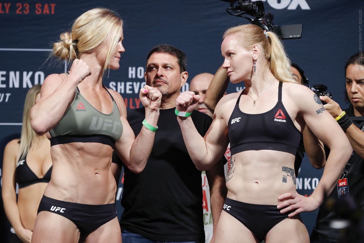 Holly Holm and Valentina Shevchenko will square off in the UFC on FOX 20 main event Saturday night.