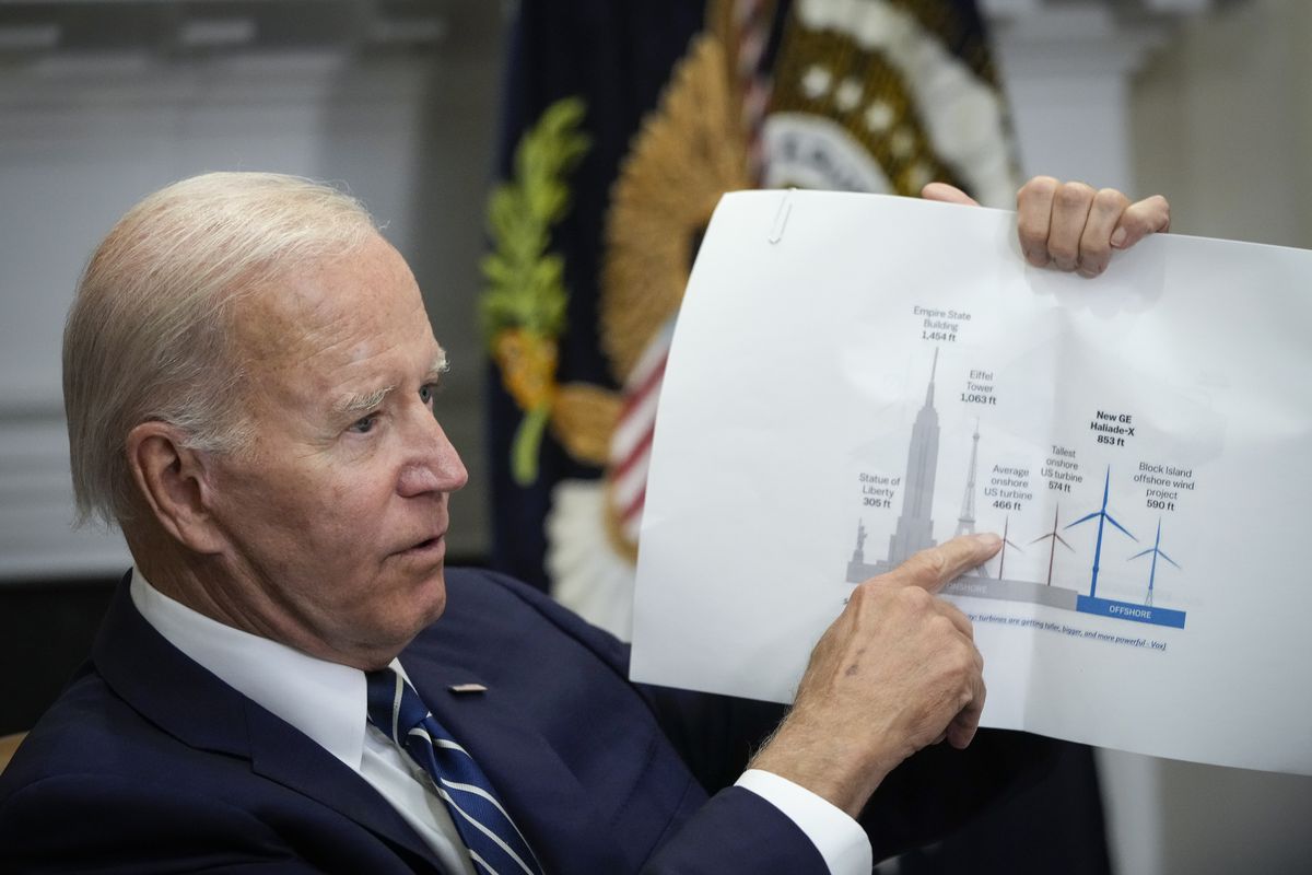 President Biden Attends Federal-State Offshore Wind Implementation Partnership Meeting At The White House