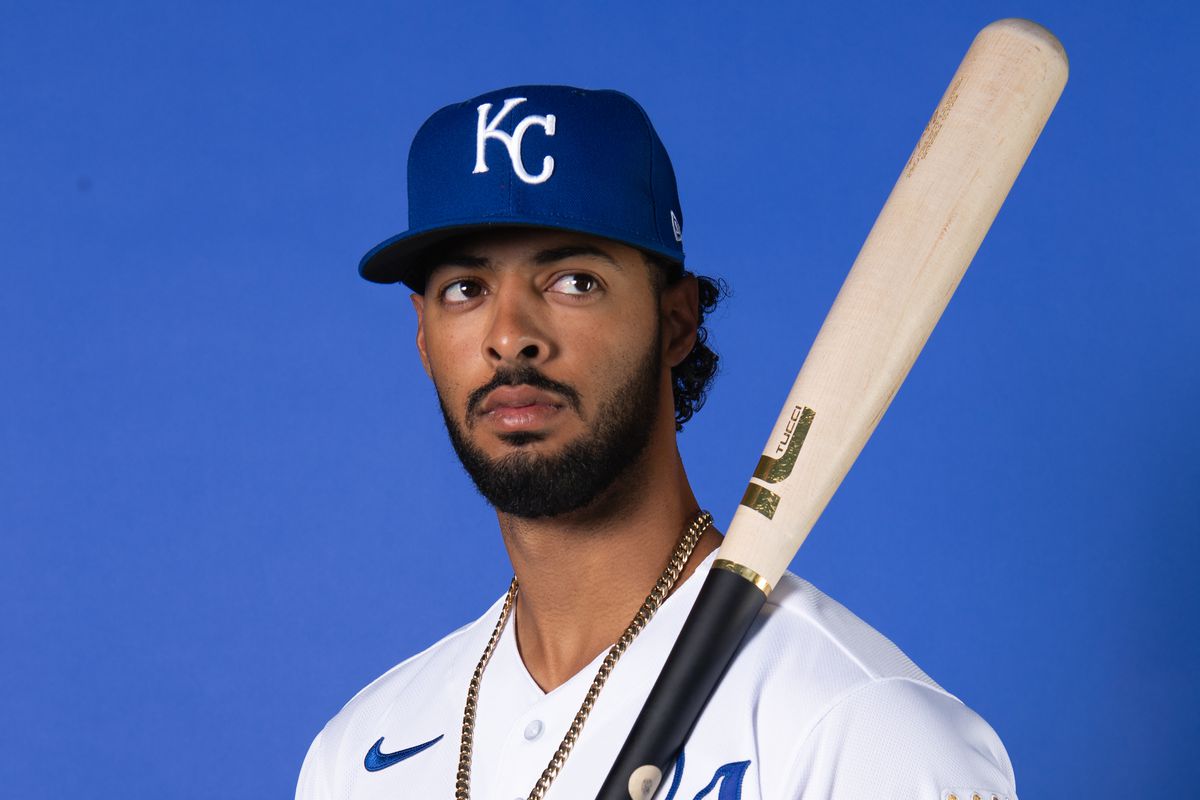 MJ Melendez #1 of the Kansas City Royals poses during Photo Day at Surprise Stadium on March 20, 2022 in Surprise, Arizona.