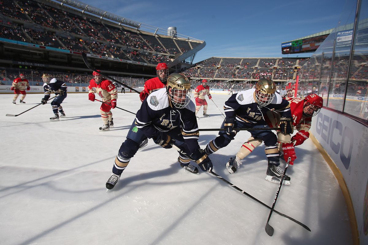 The Irish battled Boston College at Fenway Park. Last year, it was Miami (Ohio) at Soldier Field.