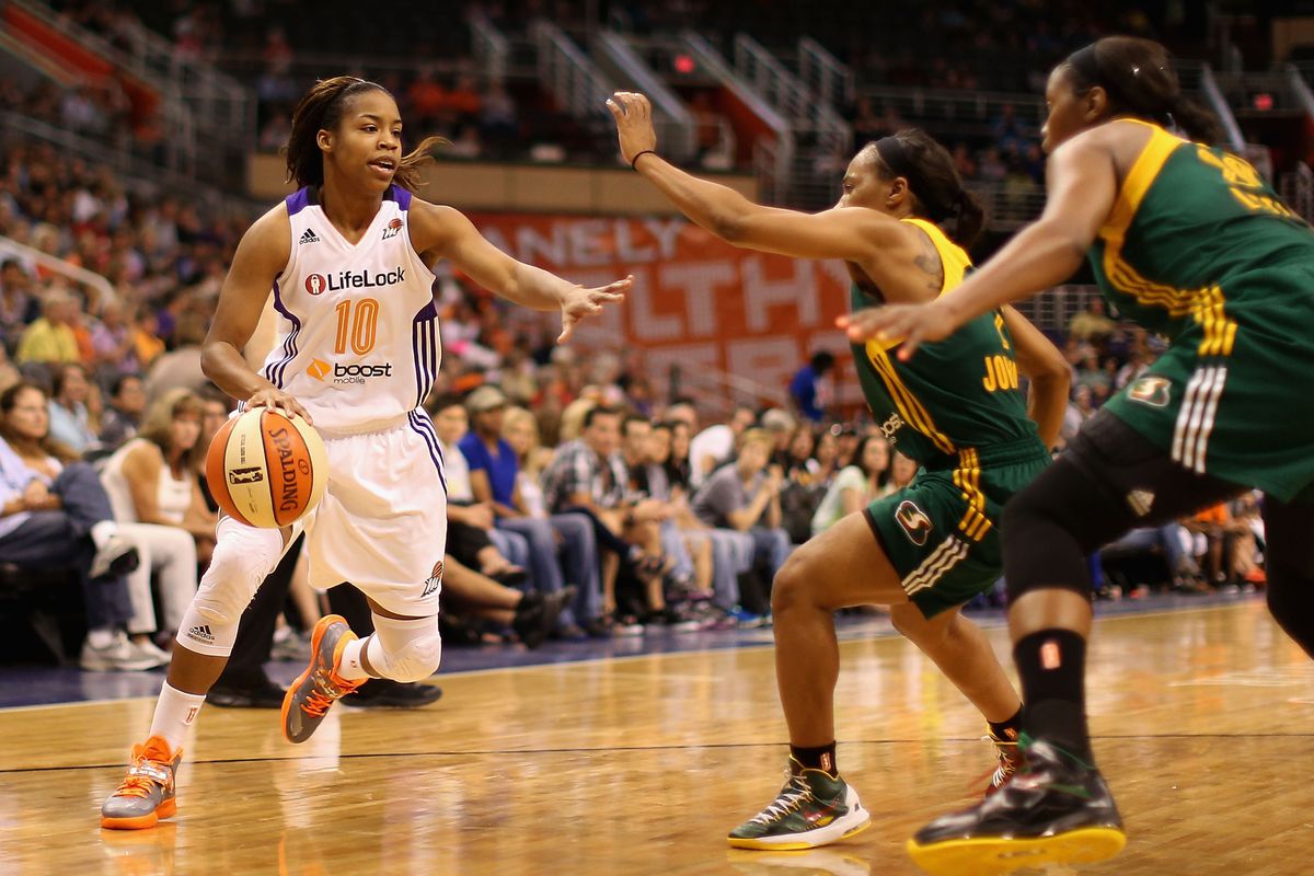 2013 third round draft pick Jasmine James failed to make the Seattle Storm's roster in training camp, but finished the season playing for the Phoenix Mercury. 
