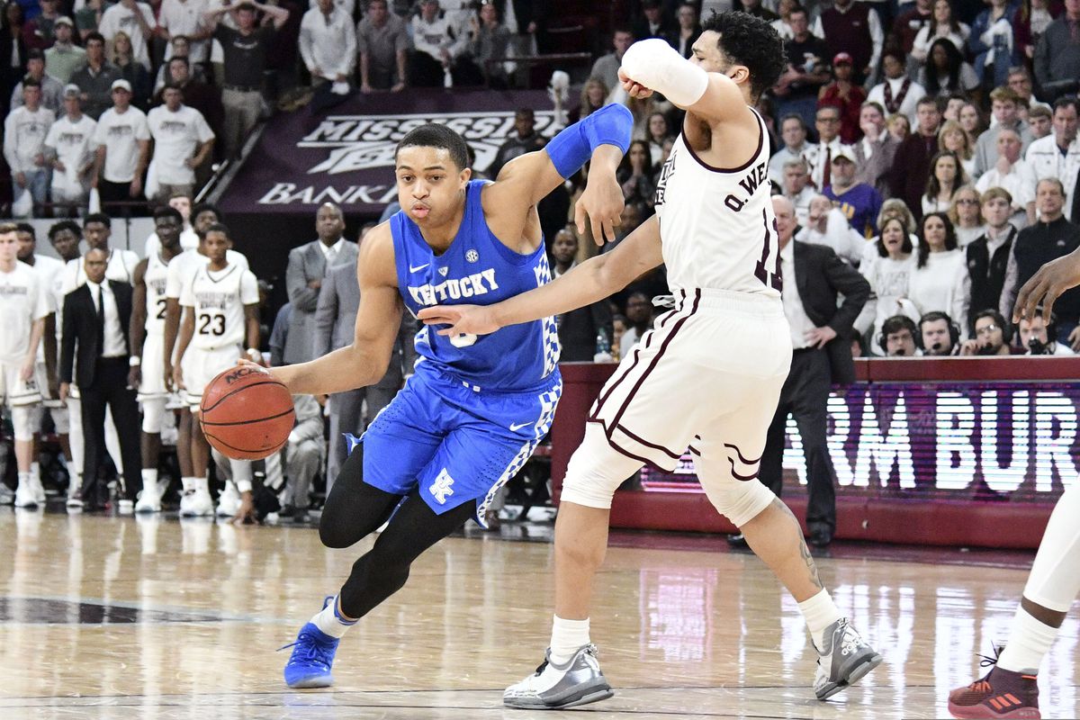 NCAA Basketball: Kentucky at Mississippi State