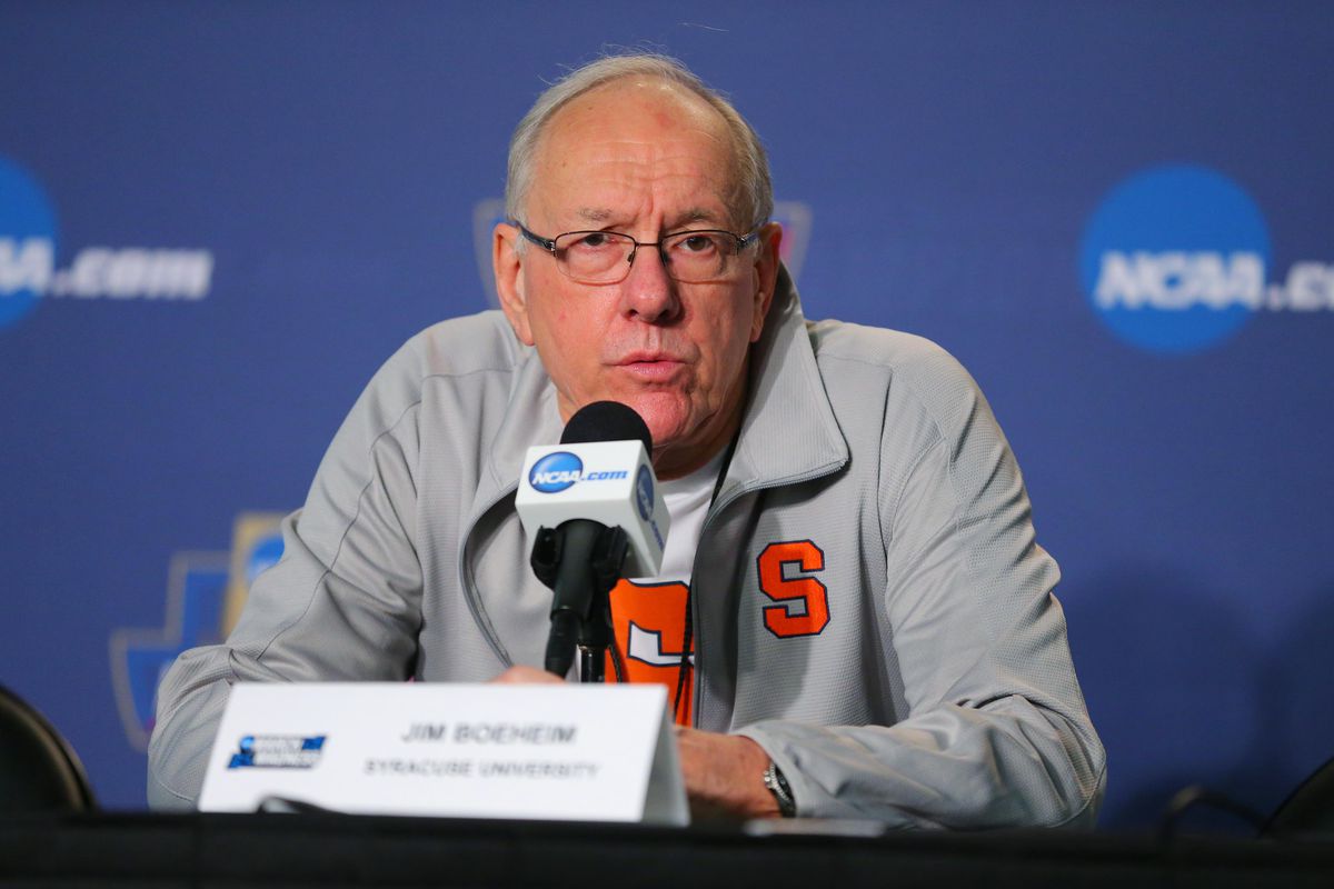 In a surprsie press conference, former Syracuse Orange men's basketball coach Jim Boeheim announced he is running for president.