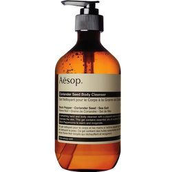 <strong>Aesop</strong> Coriander Seed Body Cleanser in 17 fl oz, <a href="http://www.aesop.com/usa/coriander-seed-body-cleanser-2.html">$45</a>