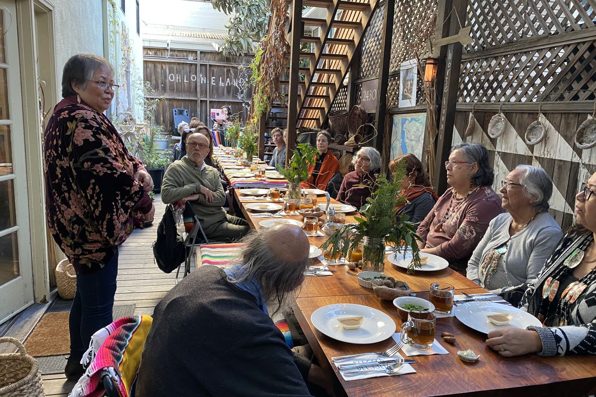 A dinner at Cafe Ohlone prior to the coronavirus shutdown