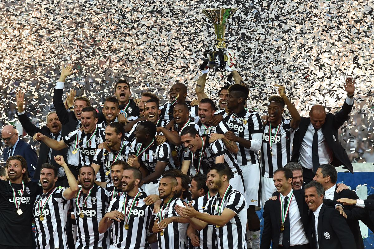 Juventus have won the Scudetto three years in a row