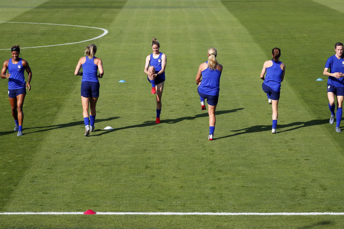 Soccer: Womens World Cup-USA Training Session