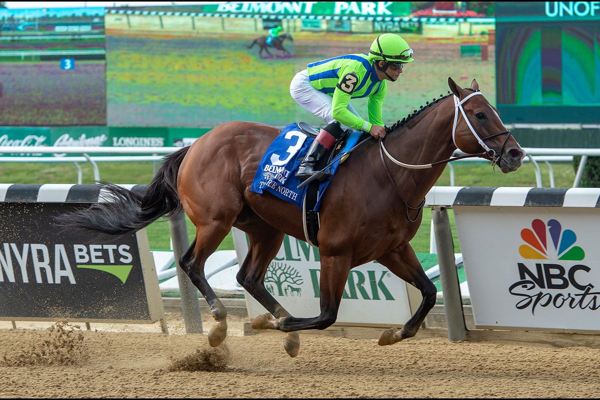 The $300,000 True North Stakes for four year-olds and up going six and a half furlongs on the dirt, Friday, June 10, 2022, was won by Steve Asmussen trainee, Jackie s Warrior with Joel Rosario in the irons, leaving the field by five lengths at the wire.