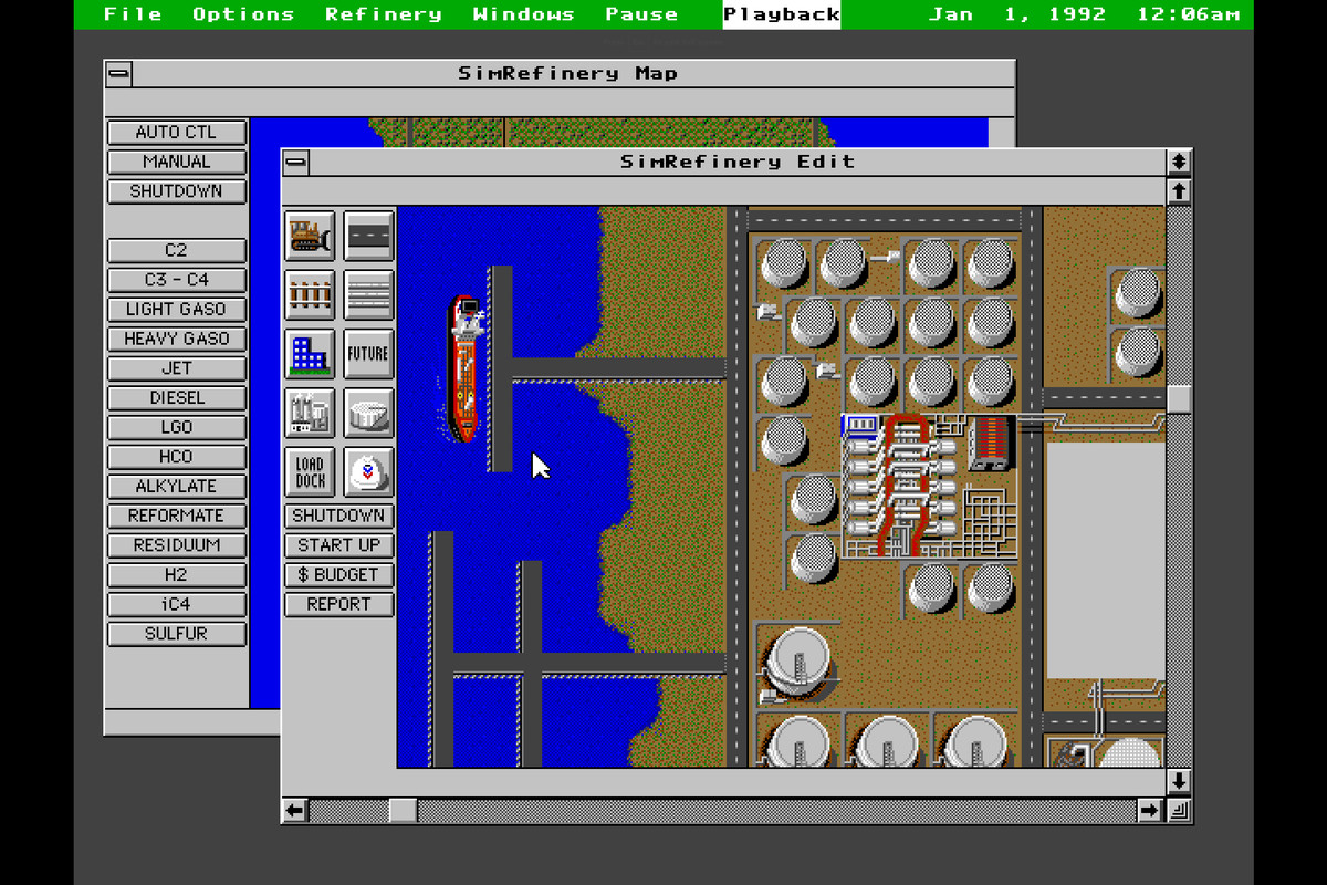 Simcity Developer S Forgotten Oil Refinery Simulator Is Now