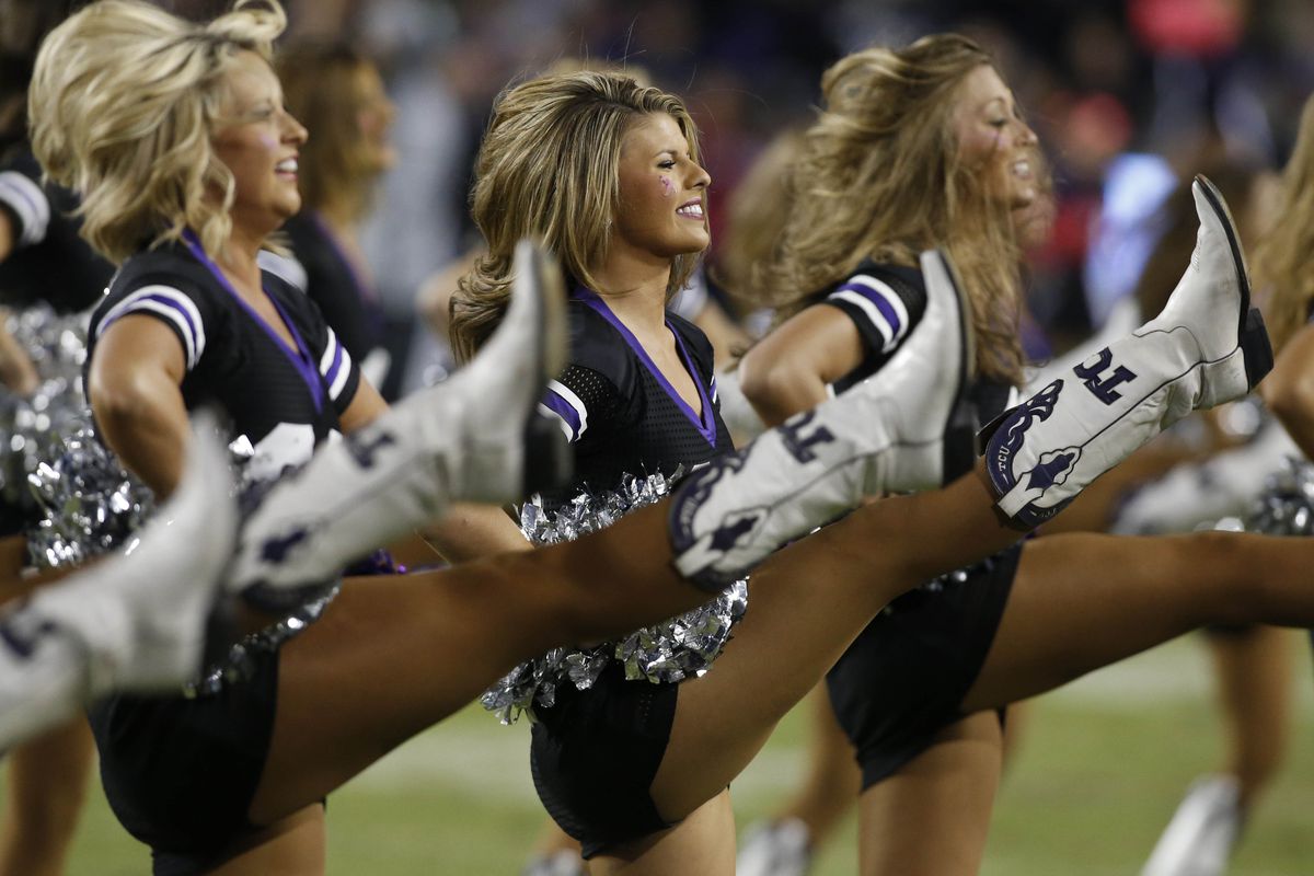 The TCU Showgirls have nothing to do with two new Frogs O' War writers, but who cares?