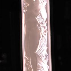 Artwork at the entrance to Lalique/