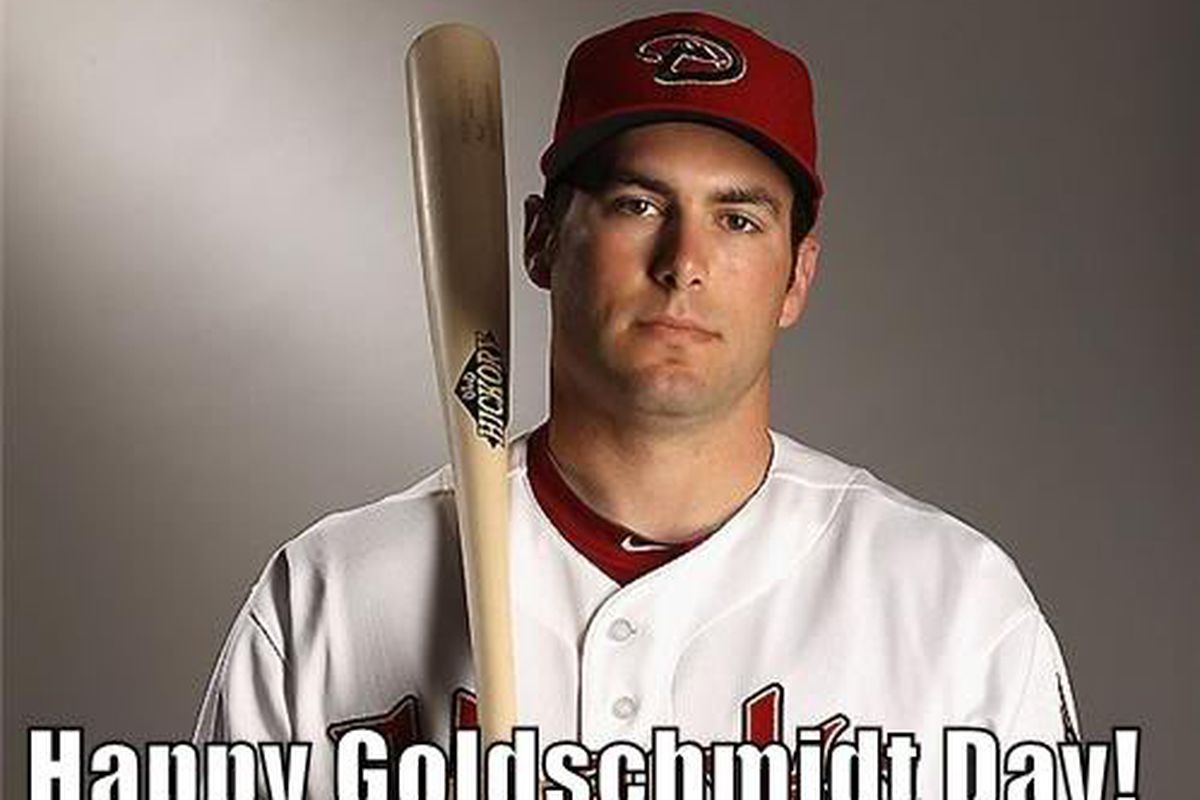 Yes, that's right. Paul Goldschmidt is so awesome that his days last longer than 24 hours.