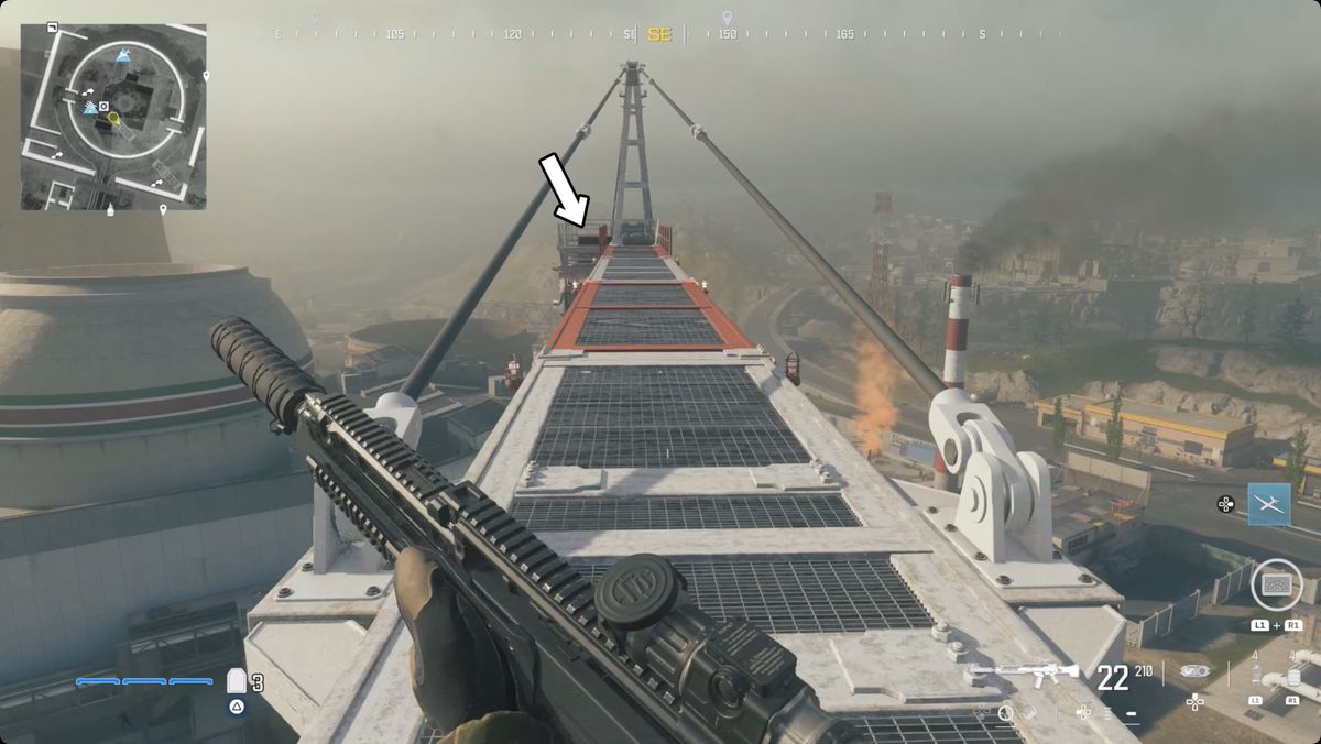 Call of Duty: Modern Warfare 3 screenshot with the Incendiary FJX Imperium location marked.