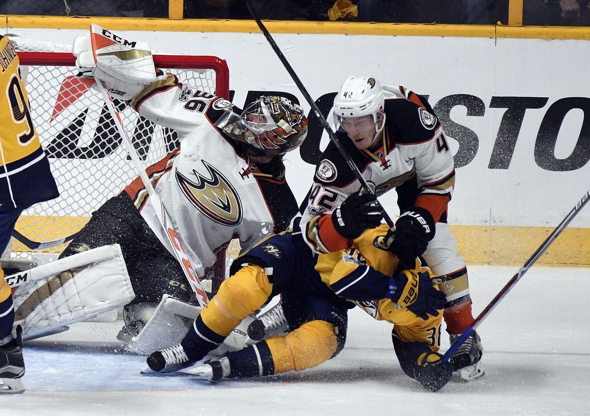 NHL: Stanley Cup Playoffs-Anaheim Ducks at Nashville Predators