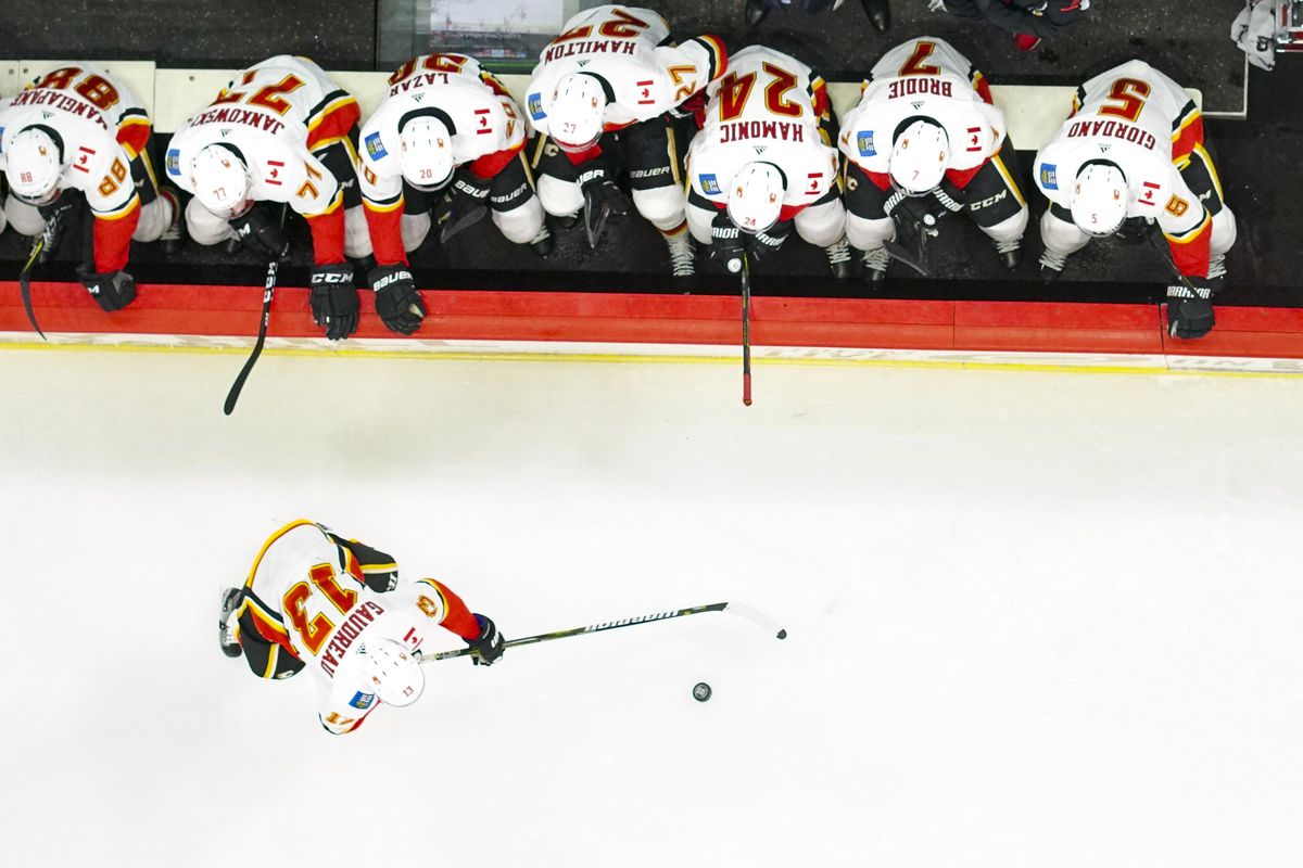 NHL: Calgary Flames at Carolina Hurricanes