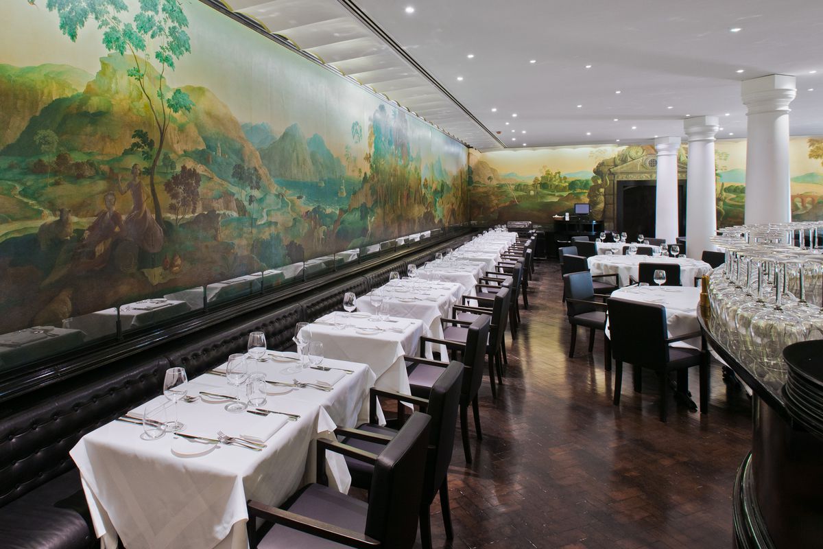 The Rex Whistler Restaurant at Tate Britain features a mural called ‘The Expedition in Pursuit of Rare Meats’, an artwork that depicts the enslavement of a Black child and other racist images
