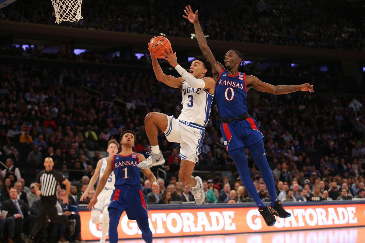 NCAA Basketball: Kansas at Duke