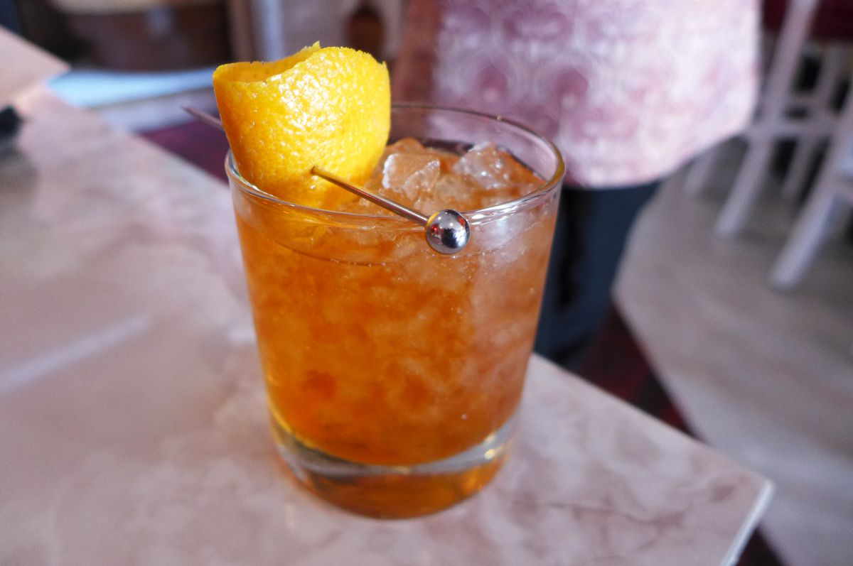 Drink wise, an old fashioned is your best bet.