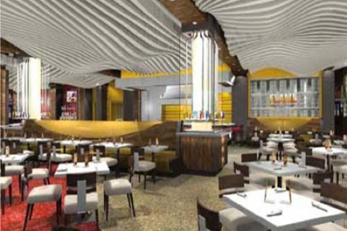 Caesars Entertainment sent these renderings to some Total Rewards members in July to get their opinion on a new Gordon Ramsay burger concept. Now they are the look of Gordon Ramsay's coming Flame Burger. 