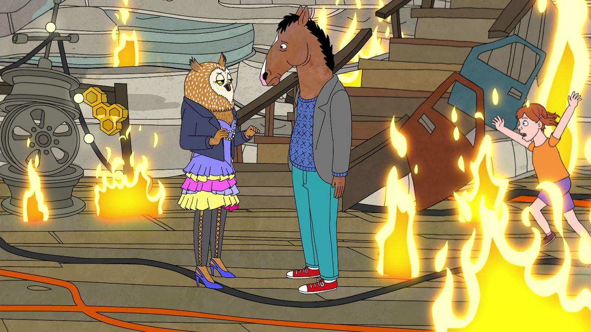 Even when everything is on fire, BoJack Horseman finds a way to keep going. 