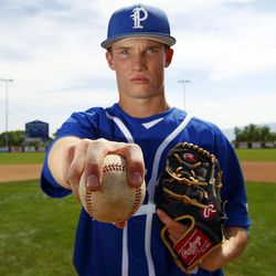 Easton Walker is the Deseret News' 2015 Mr. Baseball at Pleasant Grove High School, Thursday, June 4, 2015.