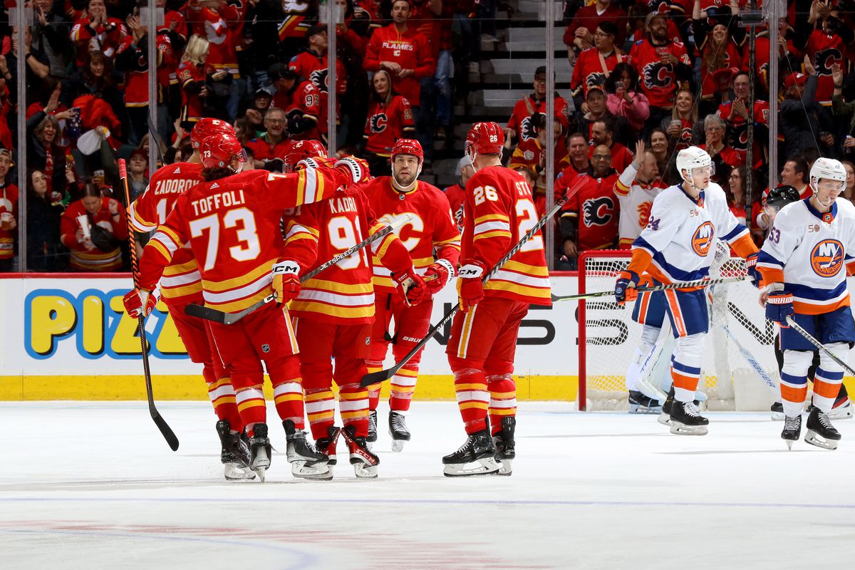 New York Islanders v Calgary Flames