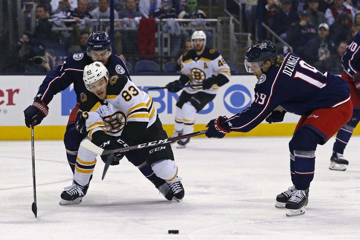 NHL: Stanley Cup Playoffs-Boston Bruins at Columbus Blue Jackets