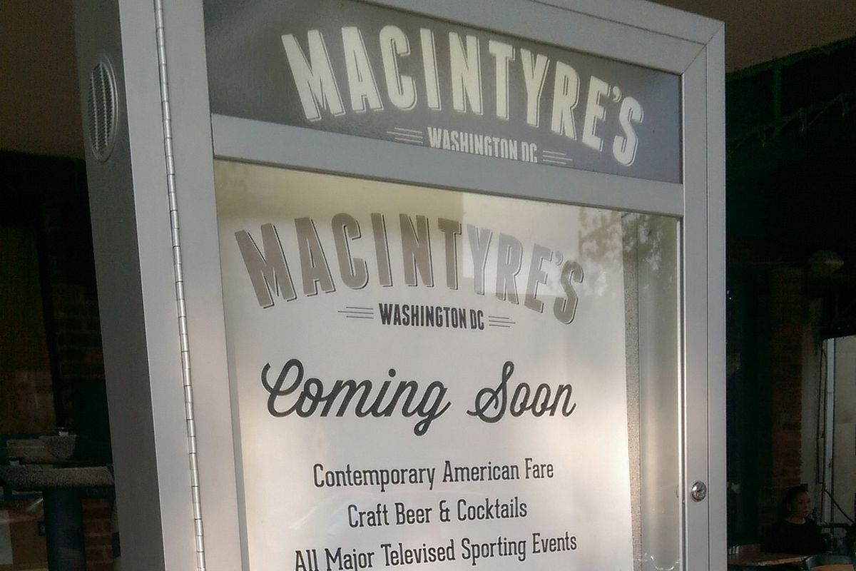 Coming soon: Macintyre's.