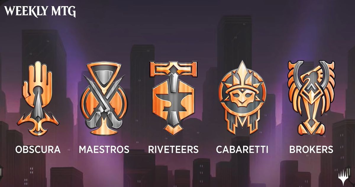 In-game symbols for the five Capena families.