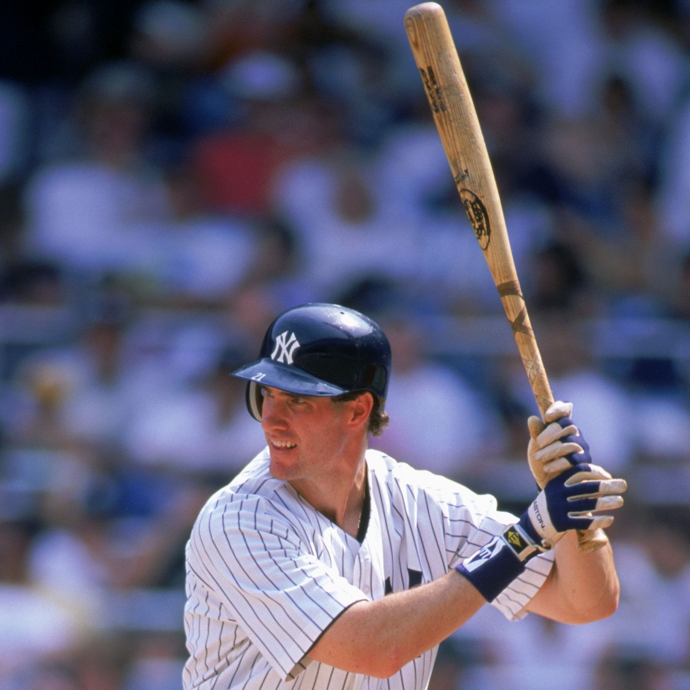 Paul O'Neill of the New York Yankees during Game Three of the World   New york yankees, New york yankees stadium, New york yankees baseball