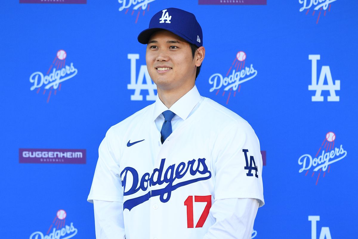 MLB: DEC 14 Dodgers Introduce Shohei Ohtani